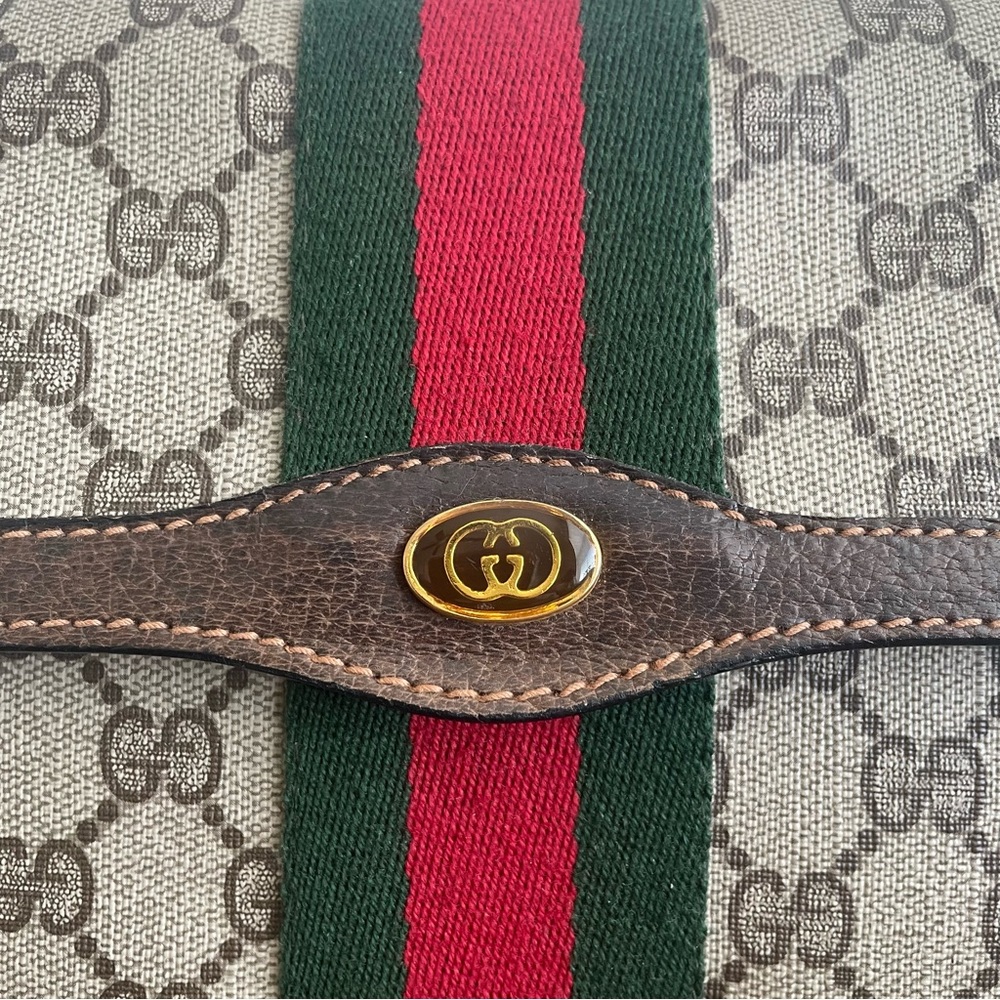 🔴SOLD🔴Gucci Ophidia Sherry Line Supreme GG Monogram Clutch Bag, - Picture 10 of 17